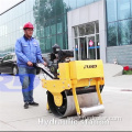 Baby road roller with single steel wheel drum